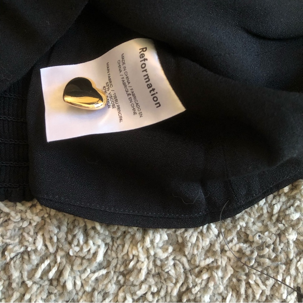 ✨ SALE✨Reformation Eunice Top - Black - Picture 6 of 7